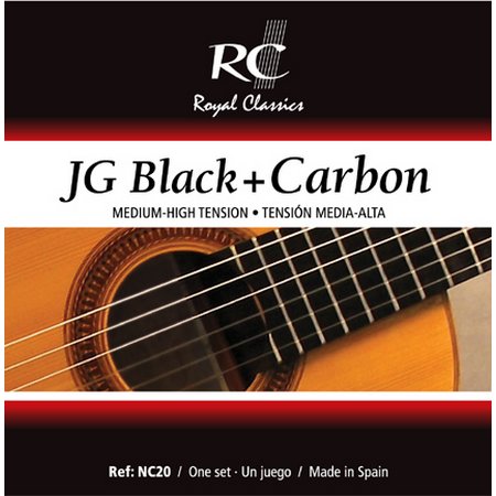 Струны для классической гитары ROYAL CLASSICS NC20 BLACK AND CARBON