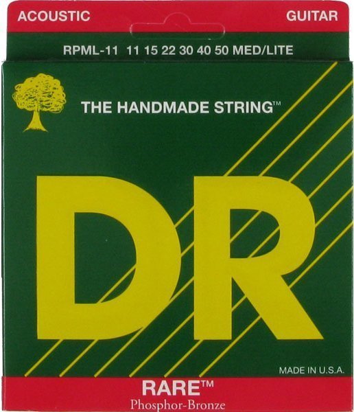 Струны для акустической гитары DR RPML-11 RARE (11-50) Lite-Medium