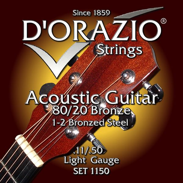 Струны для акустической гитары D’ORAZIO SET-1150