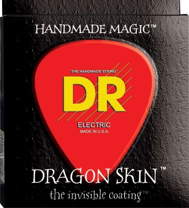 Струны для электрогитары DR DSE-10 DRAGON SKIN (10-46) Medium
