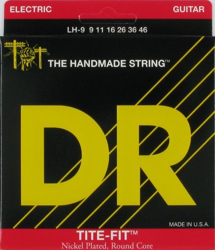 Струны для электрогитары DR LH-9 TITE-FIT (9-46) Lite-Heavy