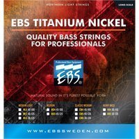 Струны для бас-гитары EBS TN-MD Titanium Nickel Strings Medium 4-strings