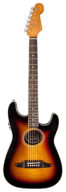 Гитара электроакустическая Fender Stratocaster Premier FM (096-8706-032) 3-Color Sunburst 