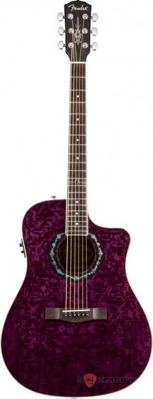 Гитара электроакустическая Fender T-Bucket 300CE ASH (096-8079-075) Transparent Violet 