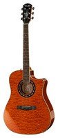 Гитара акустическая Fender T-Bucket 300CE QMT AM (096-8079-027) Amber 