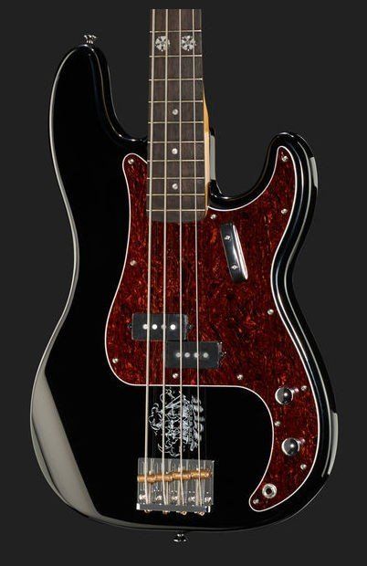 Бас-гитара Squier by Fender Eva Gardner Precision Bass RW (030-1077-506) Black 