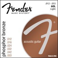 Струны акустической гитары Fender 60L (073-0060-403)