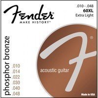 Струны акустической гитары Fender 60XL (073-0060-402)
