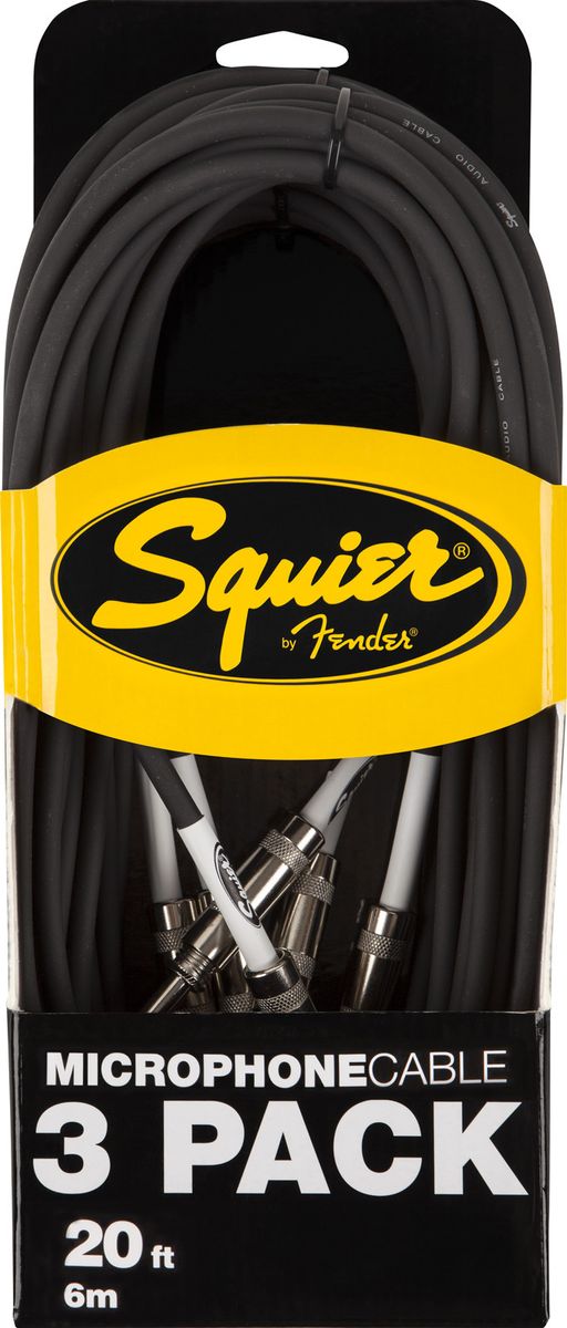 Кабель микрофонный Squier by Fender Microphone Cable 20 (099-1920-100)