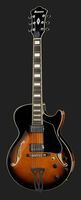 Полуакустическая электрогитара IBANEZ BROWN SUNBURST (AG75-BS)