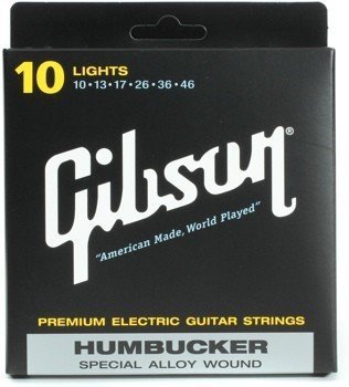 Струны для электрогитары GIBSON HUMBUCKER SPECIAL ALLOY .010-.046 (SEG-SA10)