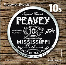 Струны для акустической гитары PEAVEY Acoustic Phosphor Bronze Mississippi String Sets 10's (578460)