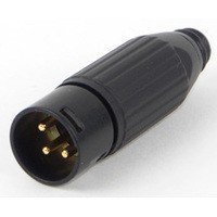 Разъем XLR 3pin (Male) SWITCHCRAFT (AAA3MBAUZ)