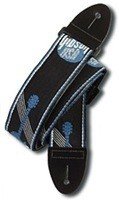 Ремень для гитары GIBSON WOVEN STYLE 2 STRAP WGIBSON LOGO - BLUE (ASGG-800)