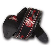 Ремень для гитары GIBSON WOVEN STYLE 3 STRAP W GIBSON LOGO - RED (ASGG-700)