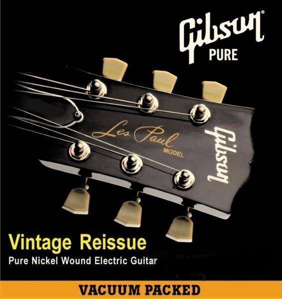 Струны для электрогитары GIBSON VINTAGE RE-ISSUE PURE NICKEL WOUND .009-.042 (SEG-VR9)