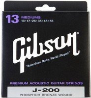 Струны для акустической гитары GIBSON PREMIUM PHOS BRONZE .013-.056 (SAG-J200)