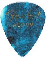 Набор медиаторов Fender 351 Premium Celluloid Ocean Turquoise (098-0351-808)