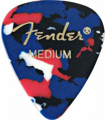 Медиаторы Fender 351 Confetti Medium 12 шт (098-0351-850) 
