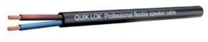 Кабель спикерный в бухте QUIK LOK CA822BK Bulk Speaker Cable (2 x 2.00 mm²) - Black - 100m reel (20)