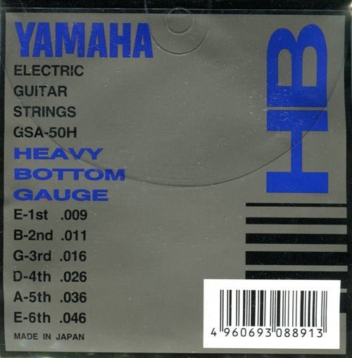 Струны Yamaha GSA50H ELECTRIC HEAVY BOTTOM 09-46
