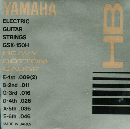 Струны Yamaha GSX150H ELECTRIC HEAVY BOTTOM 09-46