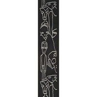 Ремень Planet WAVES PW50JS05 Joe Satriani Guitar Strap Silver Sketches