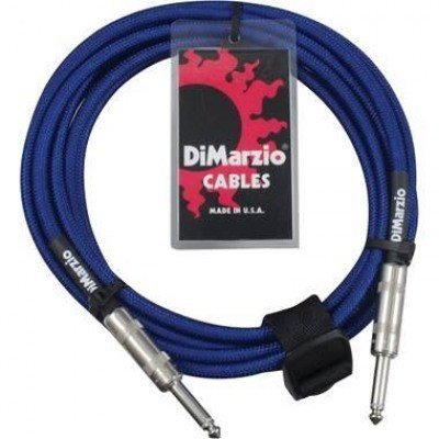 Кабель гитарный Dimarzio EP1715SS INSTRUMENT CABLE 15ft ELECTRIC BLUE