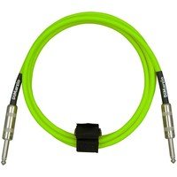 Кабель гитарный Dimarzio EP1710SS INSTRUMENT CABLE 10ft NEON GREEN