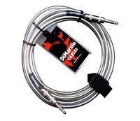 Кабель гитарный Dimarzio EP1710SSSM METALLIC INSTRUMENT CABLE 10ft CHROME