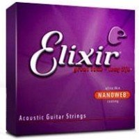 Струны для акустической гитары Elixir PB NW M