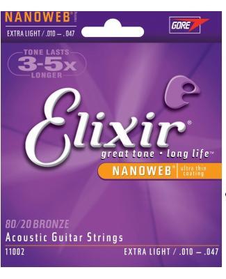 Струны для акустической гитары Elixir AC NW EL